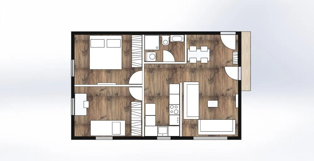 Prodaja, dvosoban stan, 60m², Pantelej, Niš