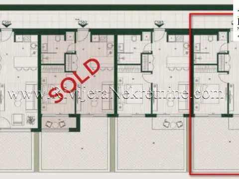 Sale, one bedroom apartment, 42m², Mrčevac, Tivat - image 8