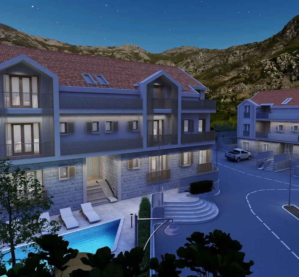 Prodaja, jednosoban stan, 54m², Risan, Kotor
