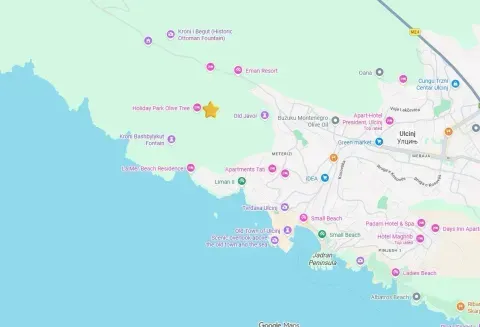Prodaja, plac, 600m², Liman, Ulcinj
