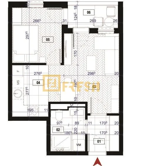 Prodaja, jednosoban stan, 38m², Zabjelo, Podgorica