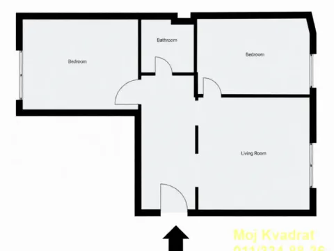 Sale, two bedroom apartment, 66m², Crveni Krst, Beograd - image 6