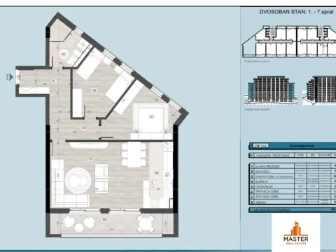 Prodaja, dvosoban stan, 83m², Centar, Bar - image 11