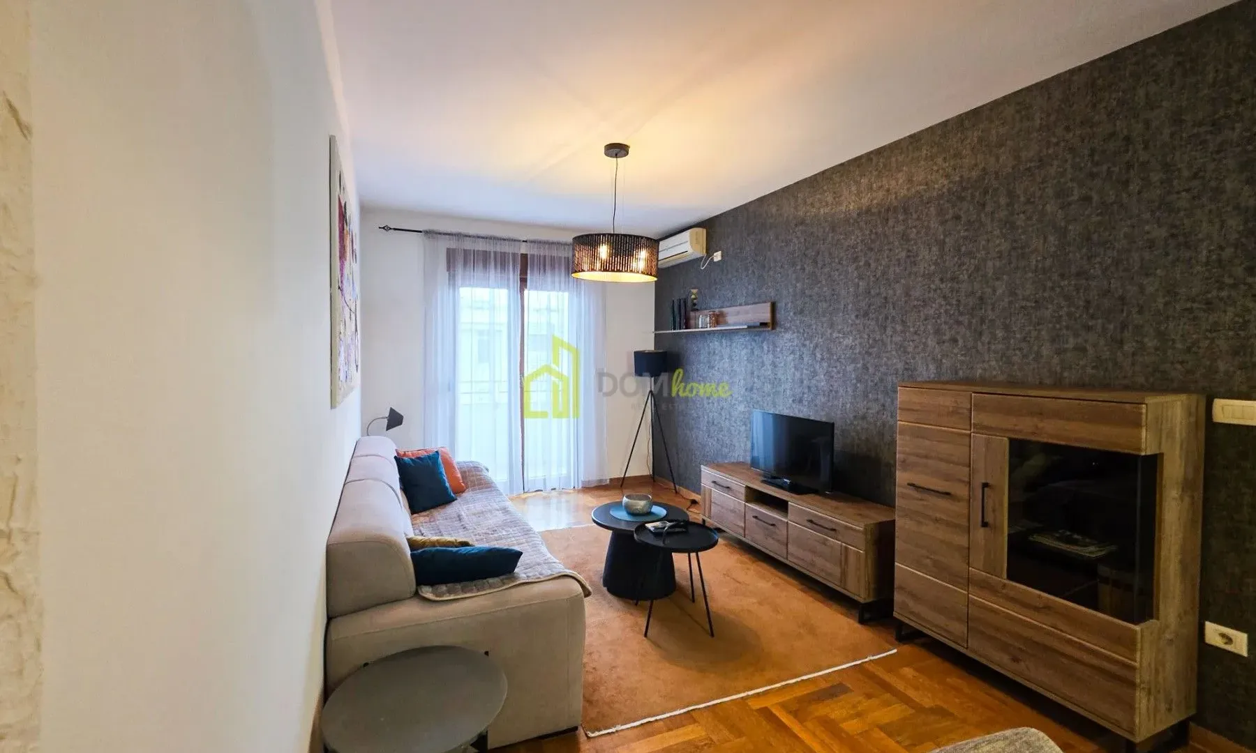 Rent, one bedroom apartment, 45m², Preko Morače, Podgorica