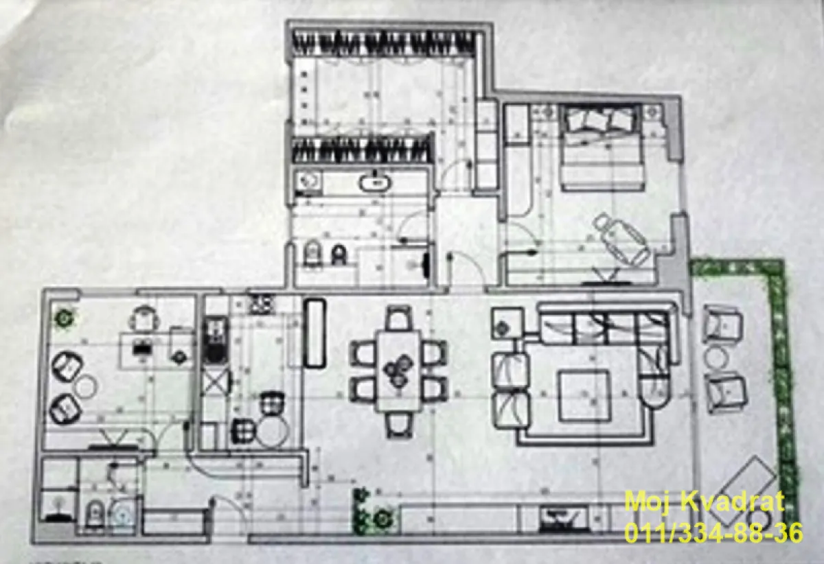 Sale, three bedroom apartment, 139m², Stari Grad, Beograd
