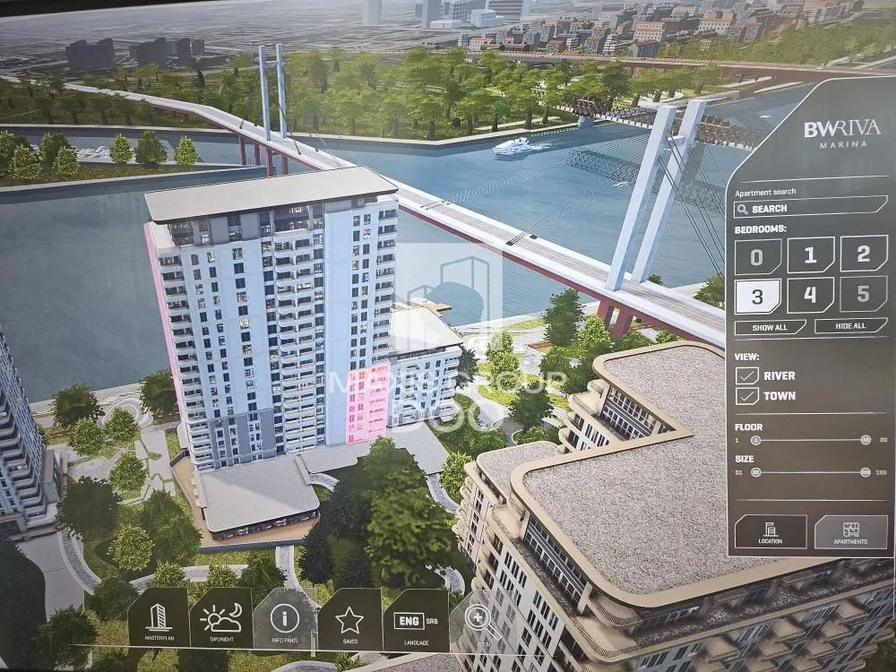 Prodaja, dvosoban stan, 55m², Savski Venac, Beograd