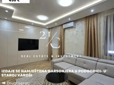 Izdavanje, garsonjera, 30m2, Stara Varoš, Podgorica Izdavanje, garsonjera, 30m2, Stara Varoš, Podgorica
