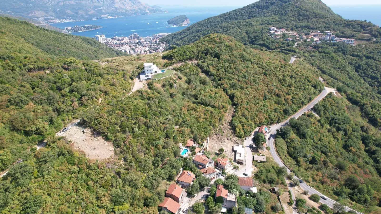 Prodaja, plac, 1000m², Prijevor, Budva