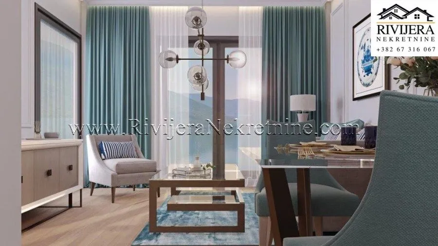 Prodaja, jednosoban stan, 53m², Risan, Kotor