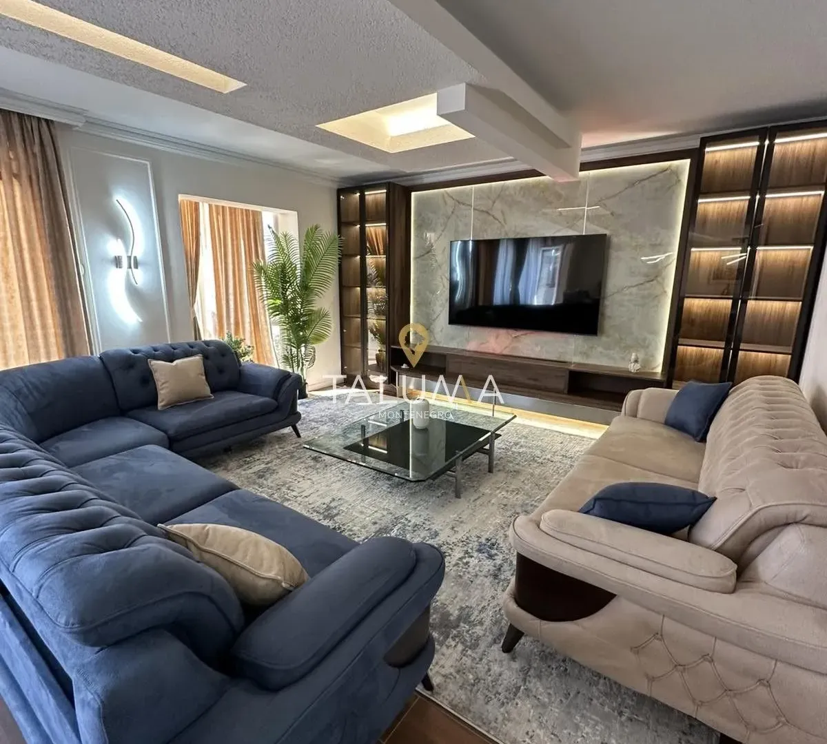 Rent, three bedroom apartment, 200m², Gorica C, Podgorica