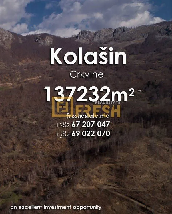 Prodaja, plac, 137232m², Kolašin, Crna Gora