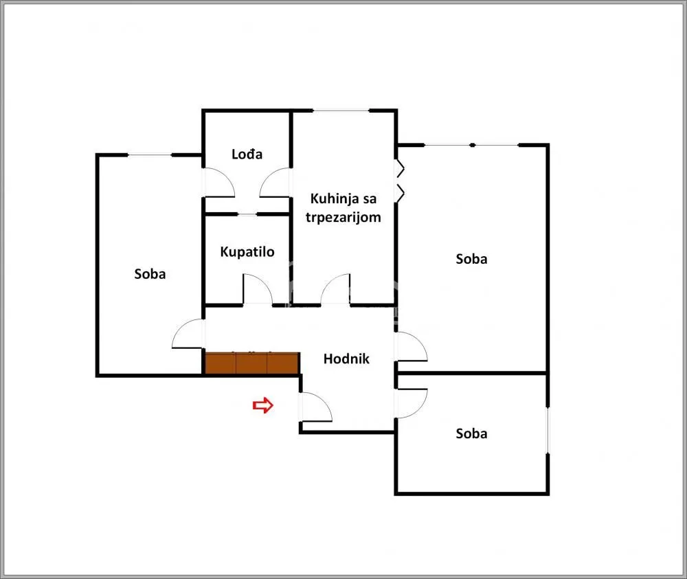 Prodaja, dvosoban stan, 63m², Novi Beograd Blok 62, Novi Beograd Sve Podlokacije