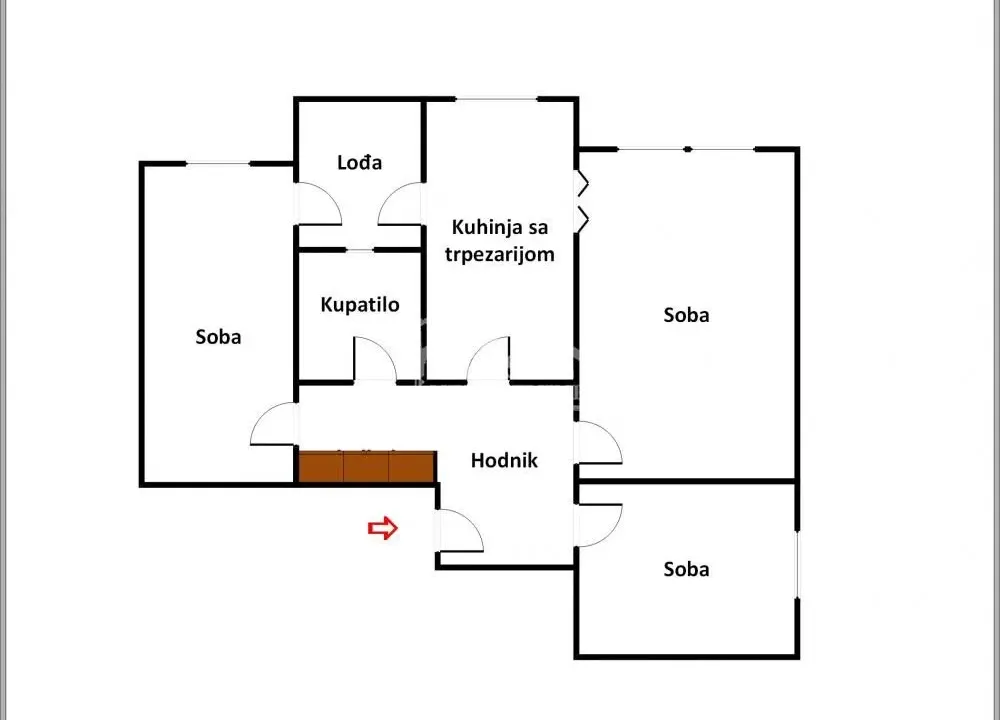 Prodaja, dvosoban stan, 63m², Novi Beograd Blok 62, Novi Beograd Sve Podlokacije
