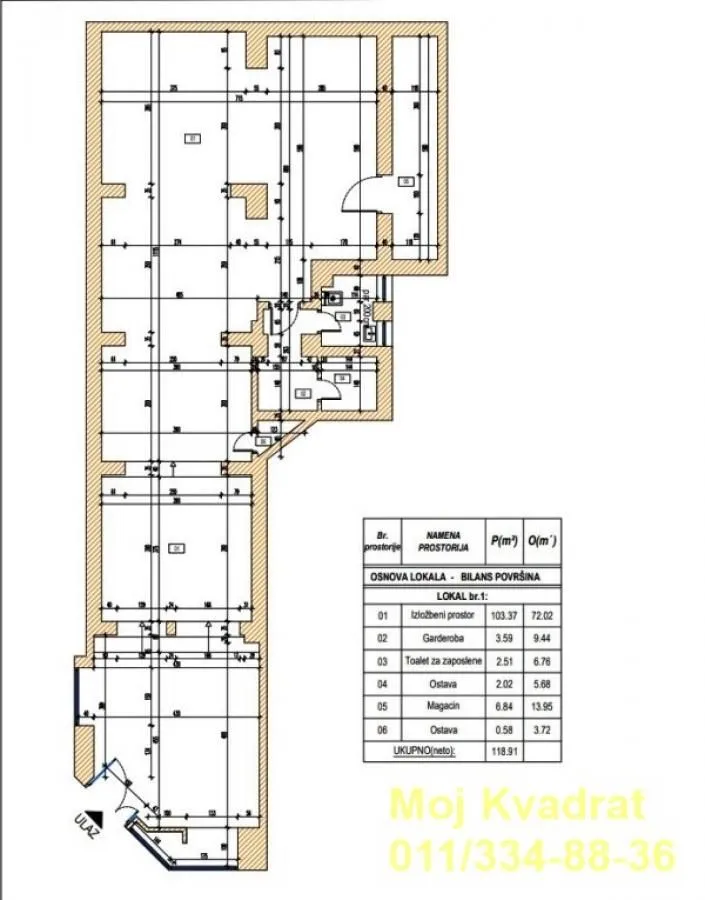 Sale, office space, 160m², Vukov Spomenik, Zvezdara Sve Podlokacije