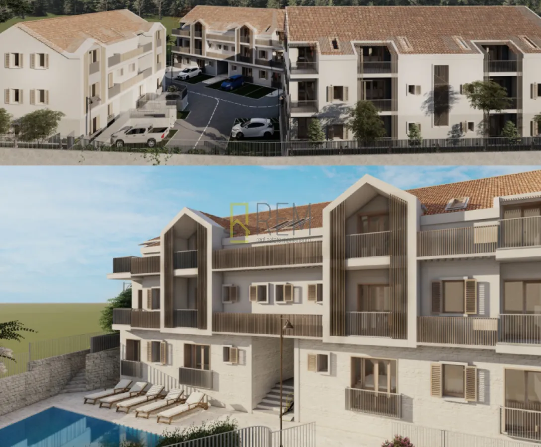 Prodaja, jednosoban stan, 48m², Risan, Kotor