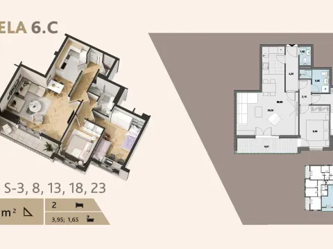 Prodaja, stan, 61m², Tivat, Crna Gora - image 3