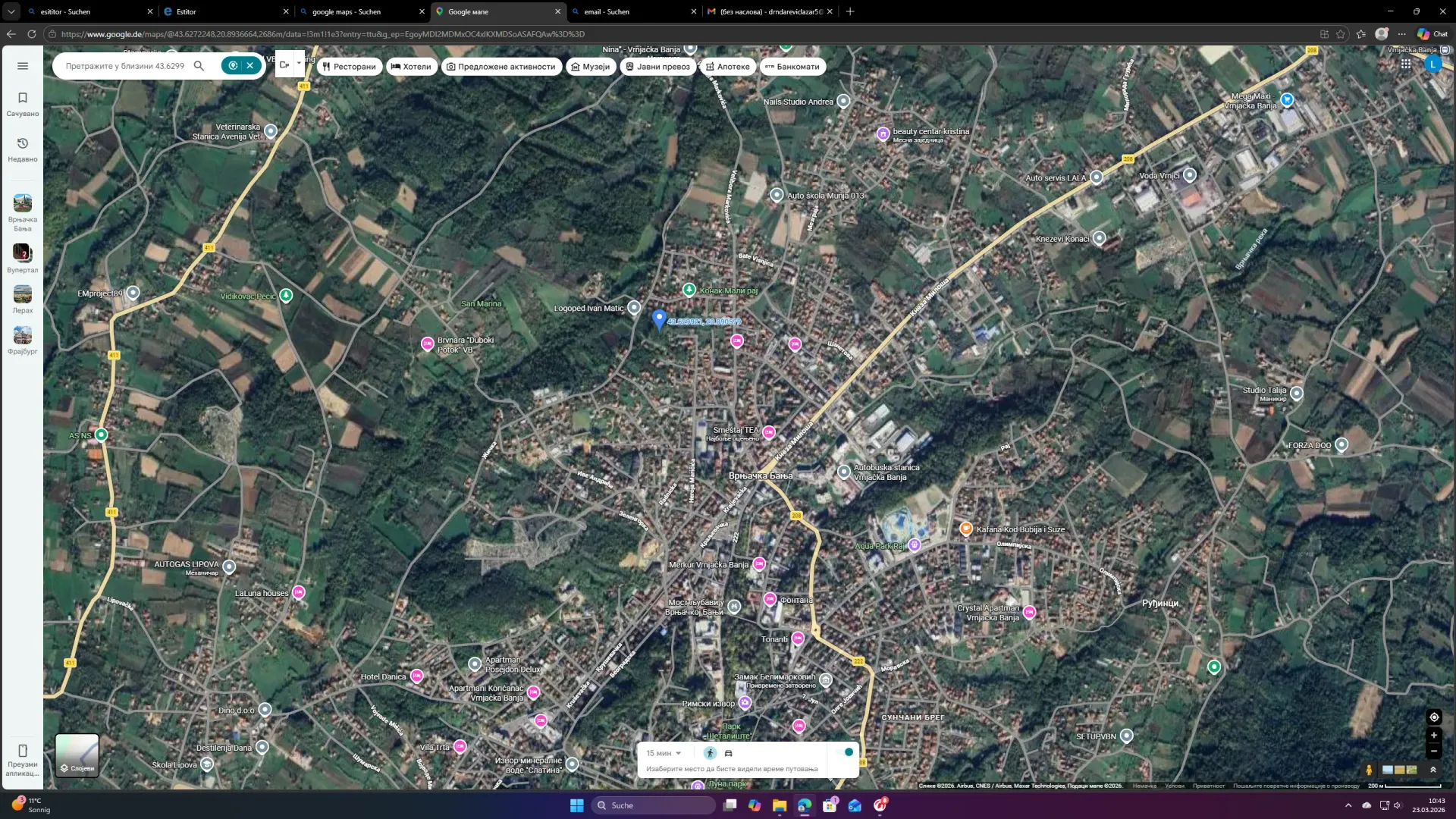 Prodaja, plac, 3000m², Centar, Vrnjačka Banja