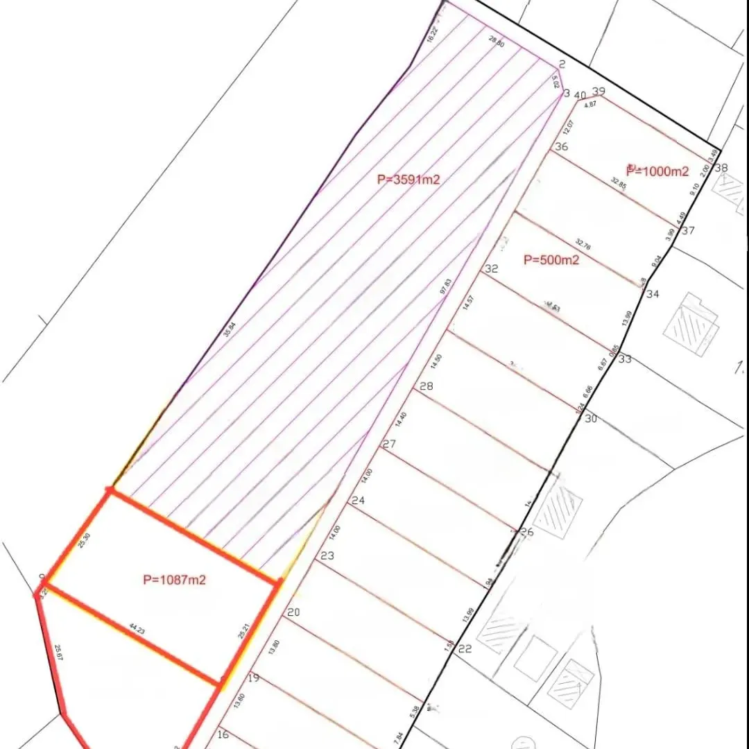 Prodaja, plac, 2093m², Veruša, Podgorica
