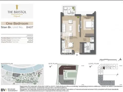 Sale, one bedroom apartment, 146m², Savski Venac, Beograd - image 17