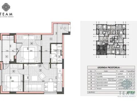 Prodaja, dvosoban stan, 63m², Ljubović, Podgorica - image 6