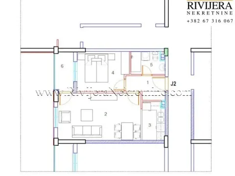Prodaja, jednosoban stan, 62m², Dobrota, Kotor - image 6