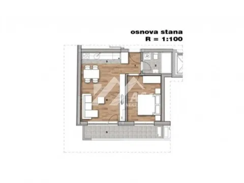 Izdavanje, dvosoban stan, 44m², Sajam, Novi Sad Sve Podlokacije - image 6