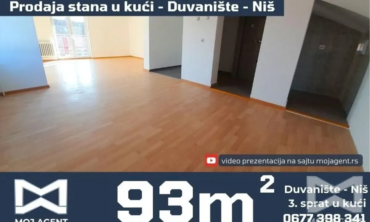 Prodaja, dvosoban stan, 93m², Duvanište, Niš