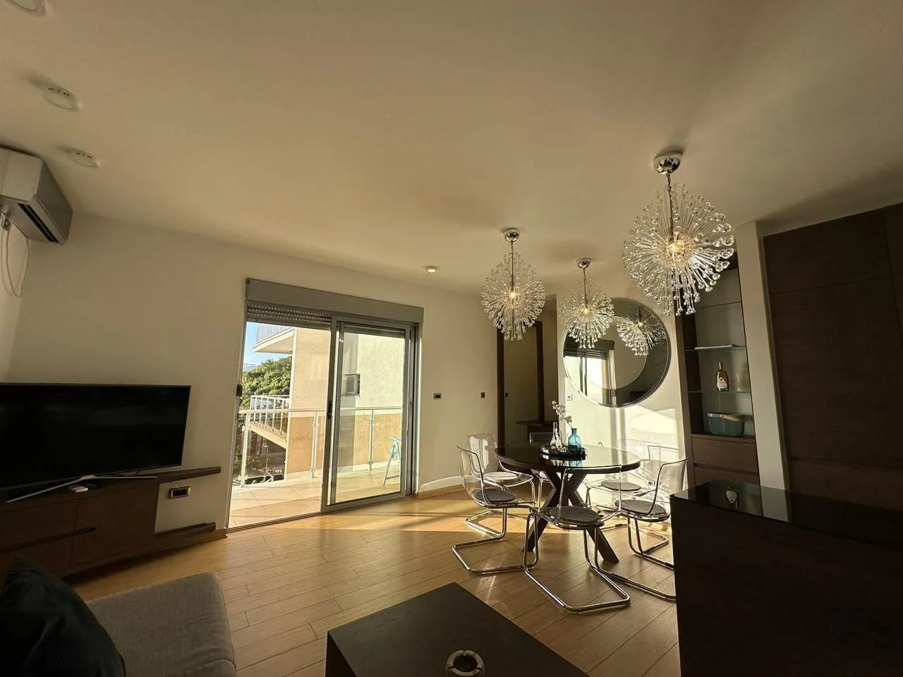 Rent, one bedroom apartment, 57m², Pržno, Budva