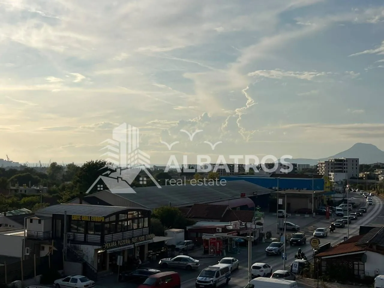 View of the surroundings and city street from the property.