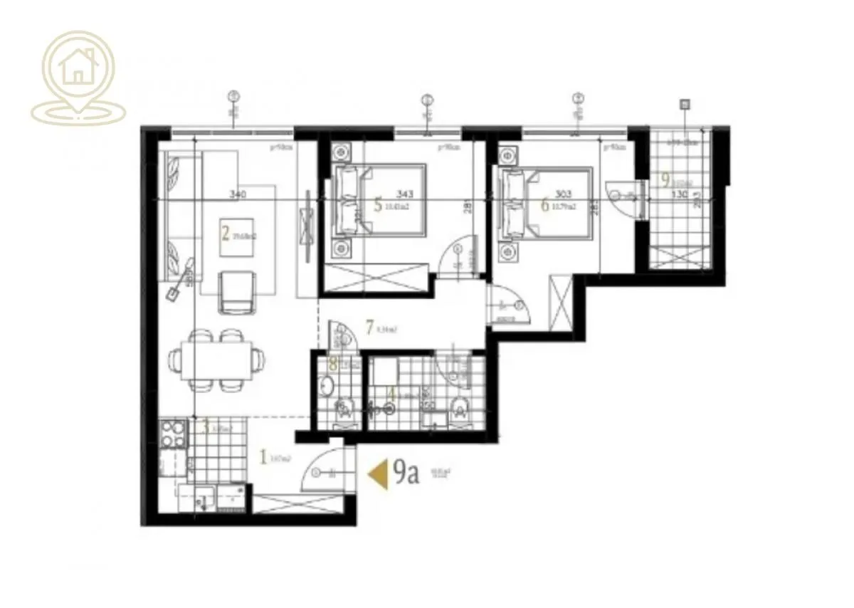 Sale, two bedroom apartment, 42m², Petrovaradin, Novi Sad