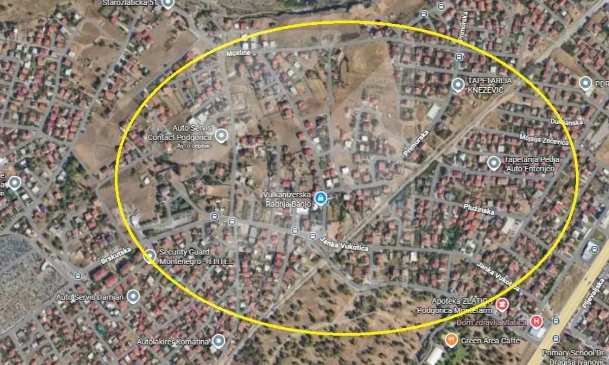 Sale, land lot, 562m², Zagorič, Podgorica