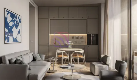 Living room with sofa set, dining table and kitchen in the background. - image 14