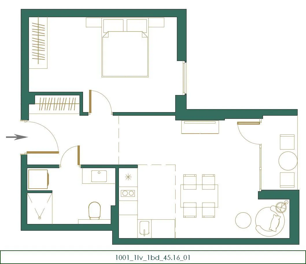 Sale, two bedroom apartment, 73m², Kolašin, Crna Gora