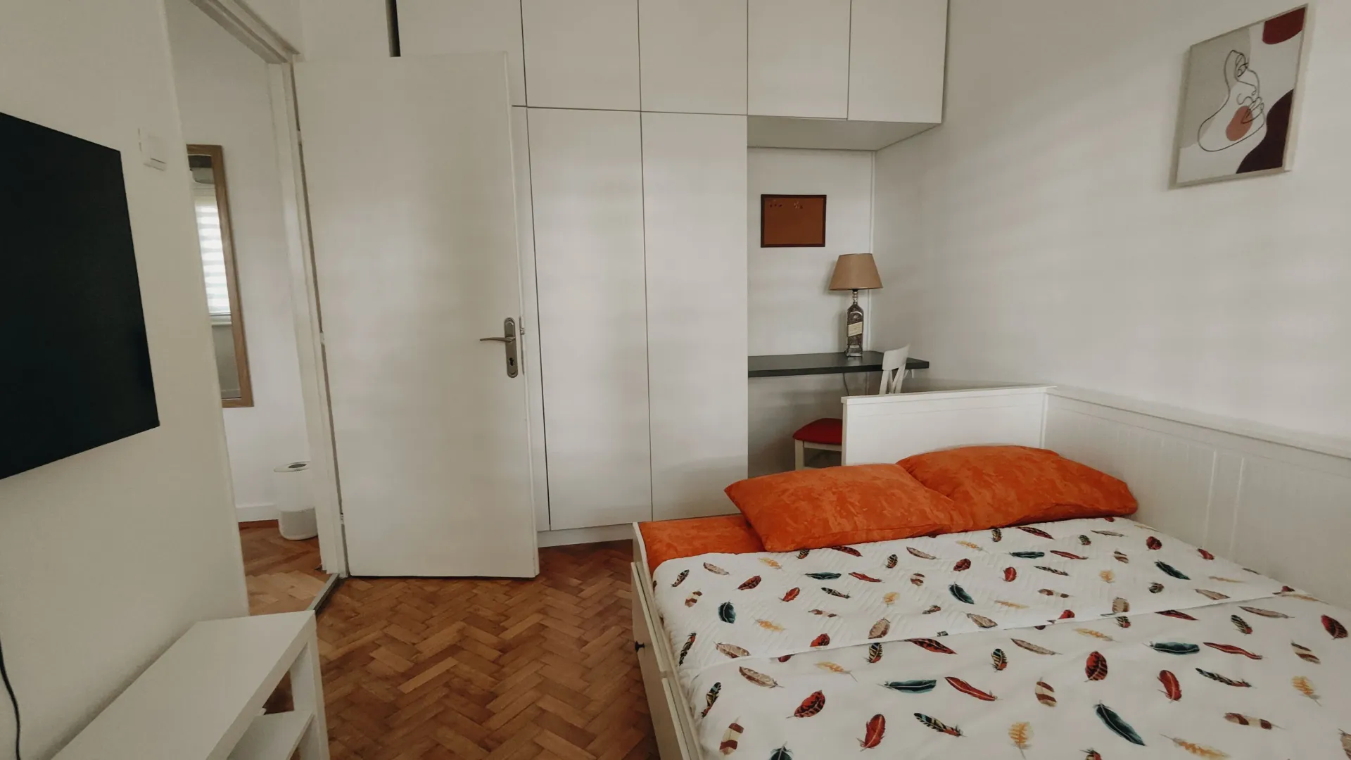 Rent, one bedroom apartment, 27m², Pobrežje, Podgorica