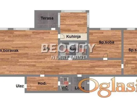 Sale, three bedroom apartment, 75m², Socijalno, Novi Sad Sve Podlokacije - image 9