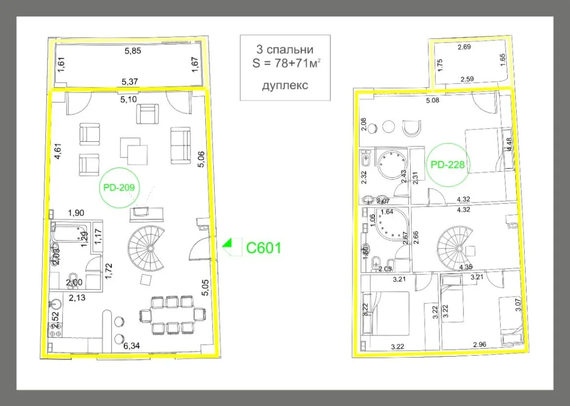 Sale, four bedroom apartment, 149m², Bečići, Budva