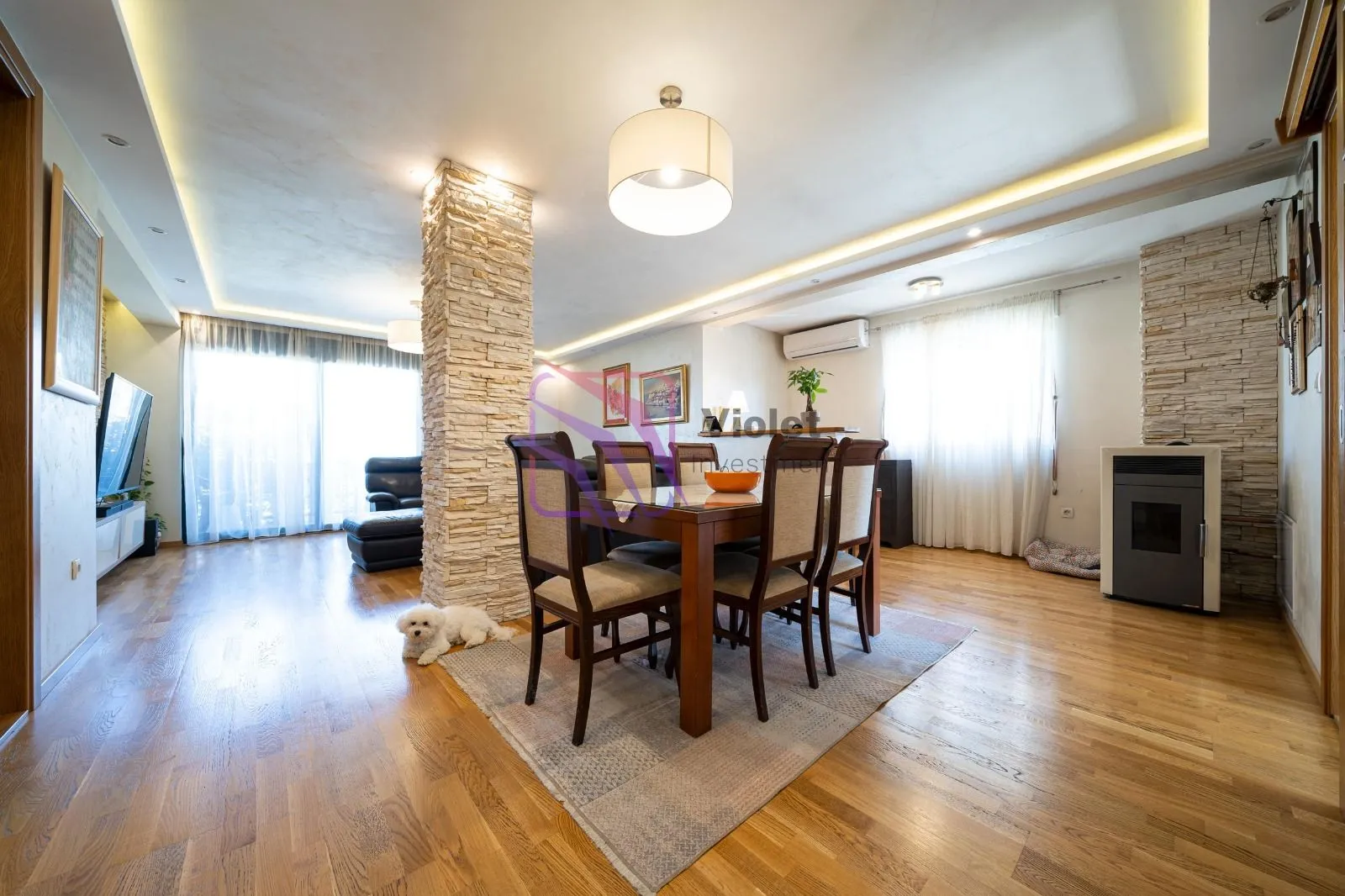 Rent, three bedroom apartment, 106m², 1 maj, Podgorica