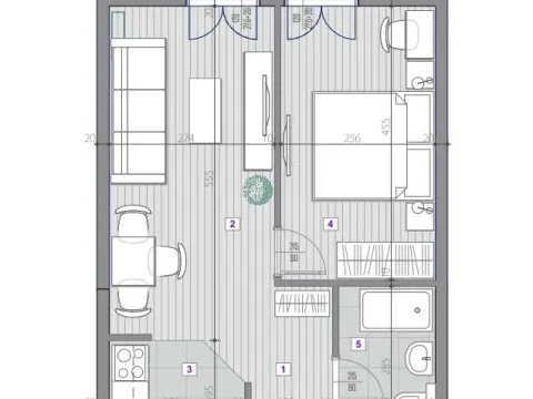 Prodaja, jednosoban stan, 40m², Central Point, Podgorica - image 11