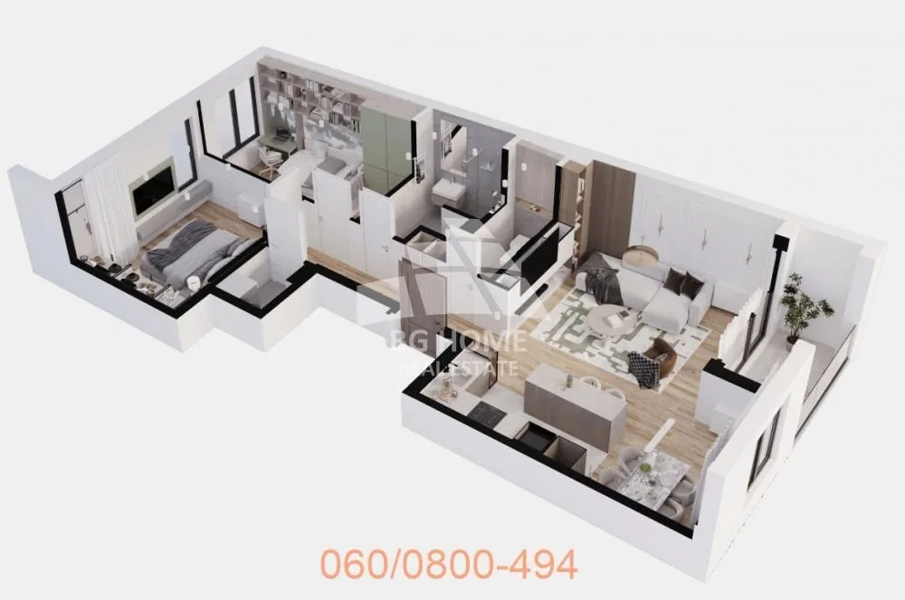 Prodaja, trosoban stan, 77m², Crveni Krst, Beograd
