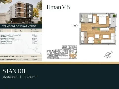 Prodaja, jednosoban stan, 42m², Telep, Novi Sad Sve Podlokacije - image 2