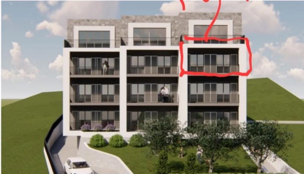 Prodaja, jednosoban stan, 55m², Donja Lastva, Tivat