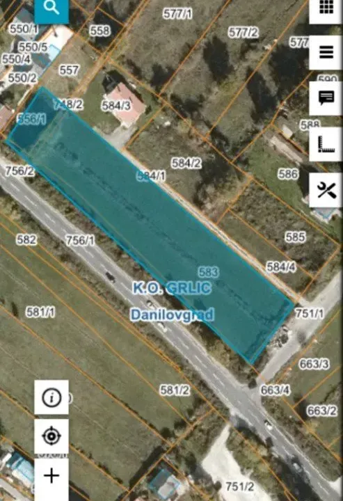 Sale, land lot, 4600m², Grlić, Danilovgrad