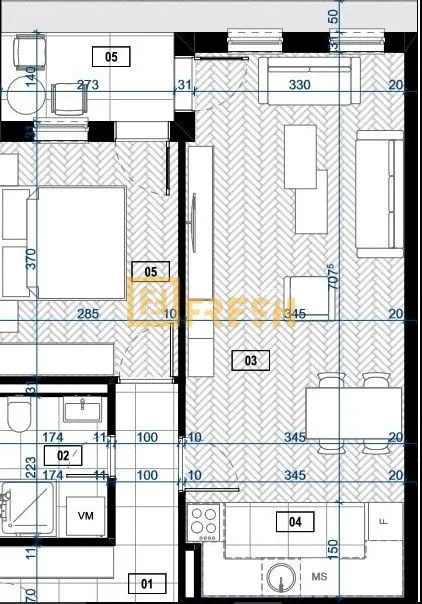 Prodaja, stan, 54m², Zabjelo, Podgorica