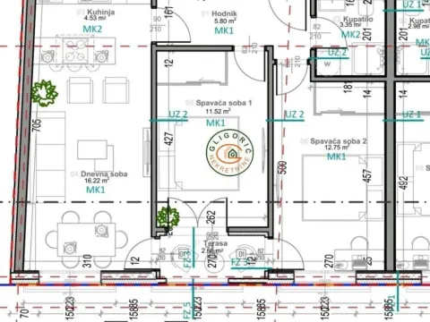 Sale, two bedroom apartment, 57m², Vukov Spomenik, Zvezdara Sve Podlokacije - image 10