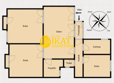 Prodaja, četvorosoban stan, 107m², Cvetni Trg, Vračar Sve Podlokacije - image 10