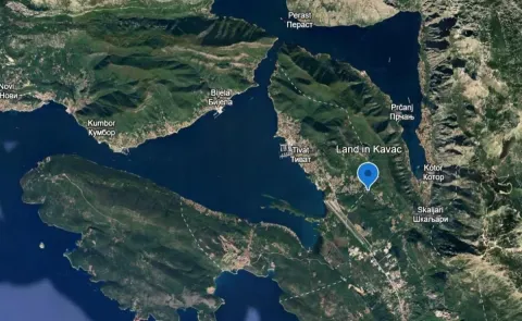 Satelitski snimak lokacije zemljišta u Kavaču sa okolnim mjestima. - image 4