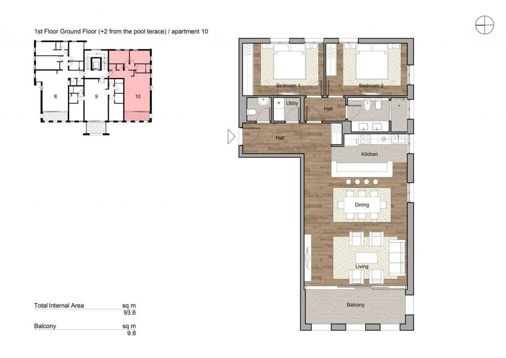 Prodaja, stan, 56m², Tivat, Crna Gora