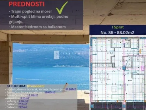 Sale, one bedroom apartment, 51m², Topla, Herceg Novi - image 4