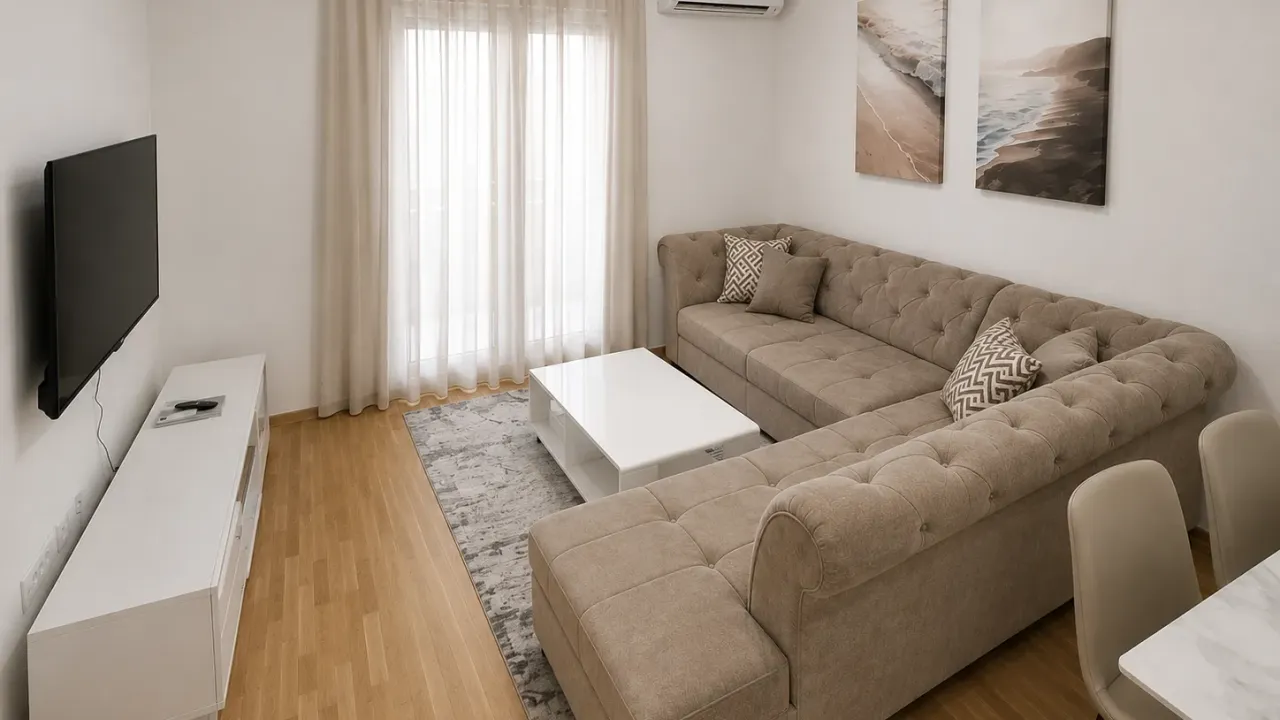 Rent, one bedroom apartment, 48m², Zabjelo, Podgorica
