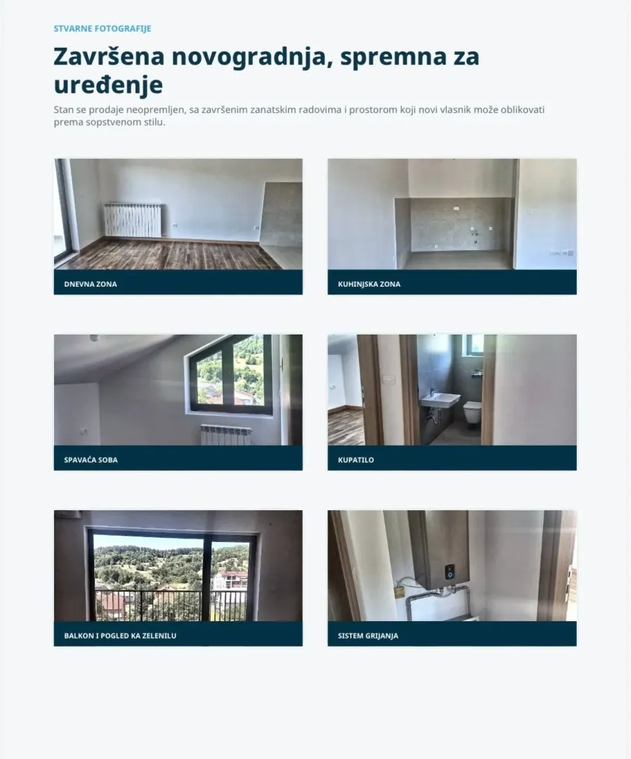 Sale, two bedroom apartment, 62m², Kolašin, Crna Gora